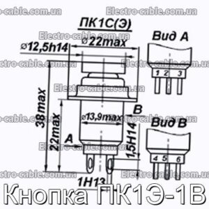 Кнопка ПК1Э-1В - фотография № 1.