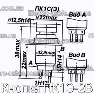 Кнопка ПК1Э-2В - фотография № 1.