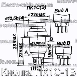 Кнопка ПК1С-1В - фотография № 1.