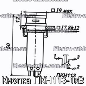 Кнопка ПКН113-1кВ - фотография № 1.