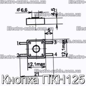 Кнопка ПКН125 - фотография № 1.