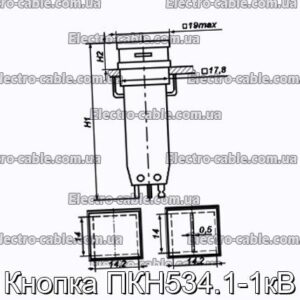 Кнопка ПКН534.1-1кВ - фотография № 1.