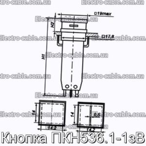 Кнопка ПКН536.1-1зВ - фотография № 1.