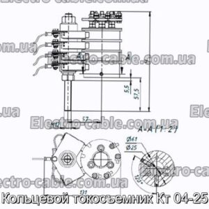 Кольцевой токосъемник Кт 04-25 - фотография № 2.