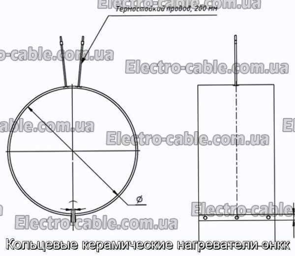 Кольцевые керамические нагреватели энкк - фотография № 4.