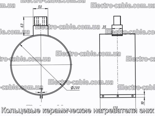 Кольцевые керамические нагреватели энкк - фотография № 6.
