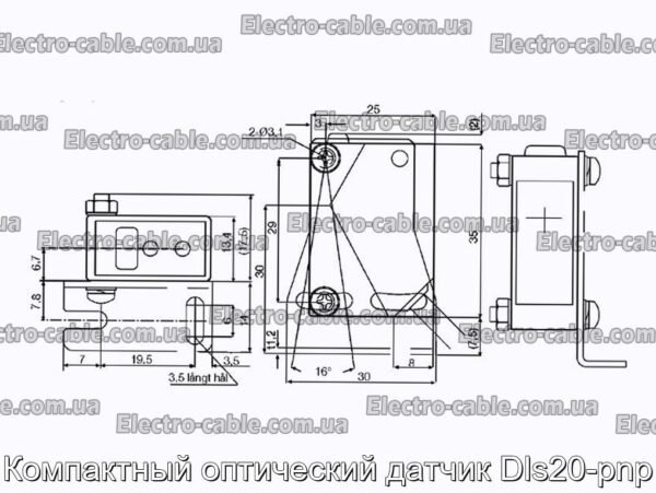 Компактный оптический датчик Dls20-pnp - фотография № 1.