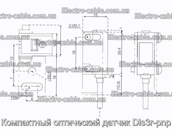 Компактный оптический датчик Dls3r-pnp - фотография № 2.