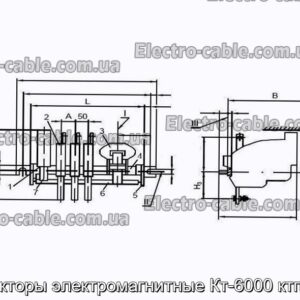 Контакторы электромагнитные Кт-6000 ктп-6000 - фотография № 1.