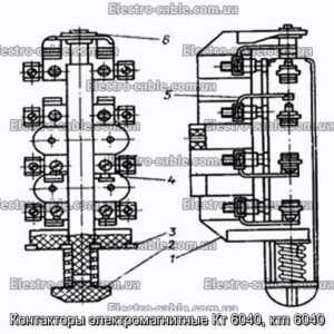 Контакторы электромагнитные Кт 6040, ктп 6040 - фотография № 1.