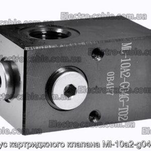 Корпус картриджного клапана Ml-10a2-g04g-s02 - фотография № 1.