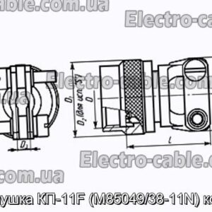 Заглушка КП-11F (M85049/38-11N) кожух - фотография № 1.