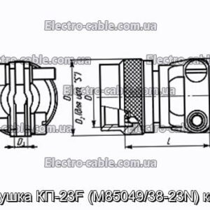 Заглушка КП-23F (M85049/38-23N) кожух - фотография № 1.