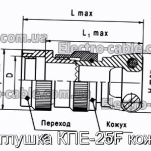 Заглушка КПЕ-25F кожух - фотография № 1.