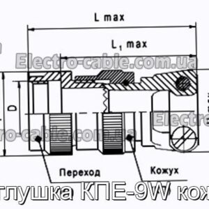 Заглушка КПЕ-9W кожух - фотографія №1.