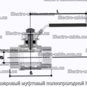 Кран шаровый муфтовый полнопроходной Ivr 660 - фотография № 2.