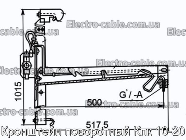 Кронштейн поворотный Кпк 10-20 - фотография № 2.
