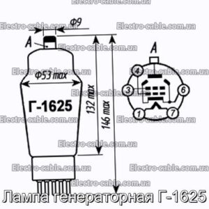 Лампа генераторная Г-1625 - фотография № 1.