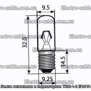 Лампа сигнальная и индикаторная ТЛЖ-1-2 Е10/13 - фотография № 1.
