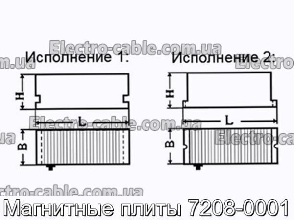 Магнітні плити 7208-0001 - фотографія №2.