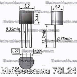 Микросхема 78L24 - фотография № 1.