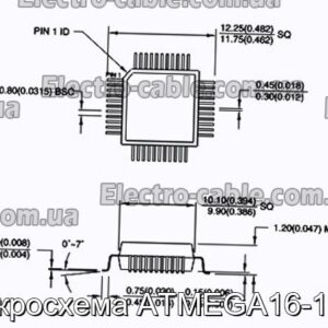 Микросхема ATMEGA16-16AI - фотография № 1.