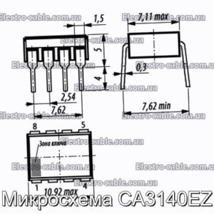 Мікросхема CA3140EZ – фотографія №1.