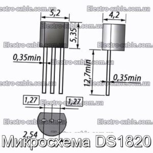 Микросхема DS1820 - фотография № 1.