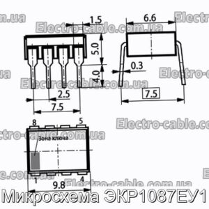 Микросхема ЭКР1087ЕУ1 - фотография № 1.