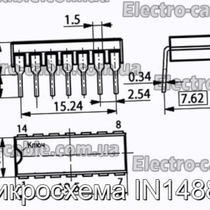 Мікросхема IN1488N – фотографія №1.