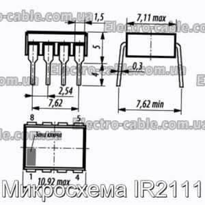 Мікросхема IR2111 – фотографія №1.