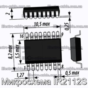 Мікросхема IR2112S – фотографія №1.