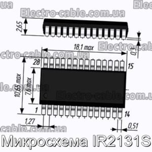 Мікросхема IR2131S – фотографія №1.