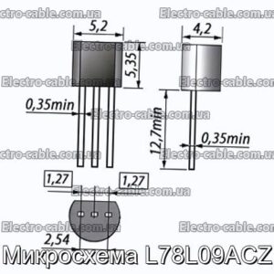 Мікросхема L78L09ACZ – фотографія №1.