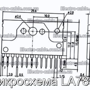 Микросхема LA7837 - фотография № 1.