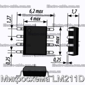 Микросхема LM211D - фотография № 1.