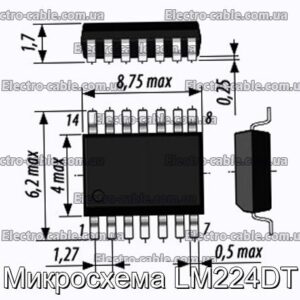 Микросхема LM224DT - фотография № 1.