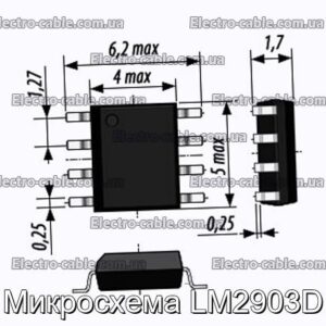 Микросхема LM2903D - фотография № 1.