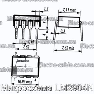 Микросхема LM2904N - фотография № 1.