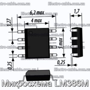 Микросхема LM386M - фотография № 1.