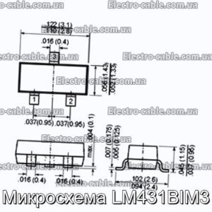 Мікросхема LM431BIM3 – фотографія №1.