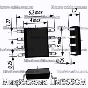 Мікросхема LM555CM - фотографія №1.