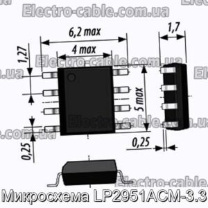 Микросхема LP2951ACM-3.3 - фотография № 1.