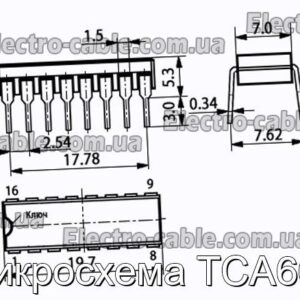 Микросхема TCA660 - фотография № 1.