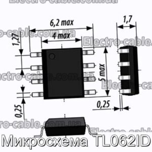 Мікросхема TL062ID – фотографія №1.