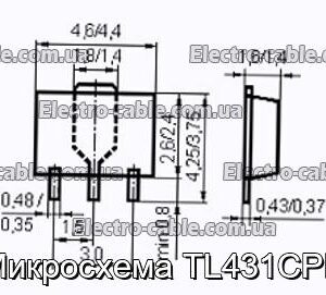 Микросхема TL431CPK - фотография № 1.