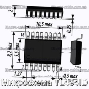 Микросхема TL494ID - фотография № 1.