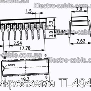 Микросхема TL494IN - фотография № 1.