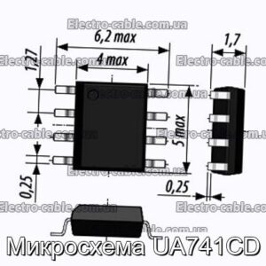 Микросхема UA741CD - фотография № 1.