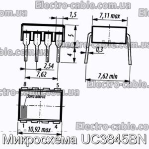 Микросхема UC3845BN - фотография № 1.